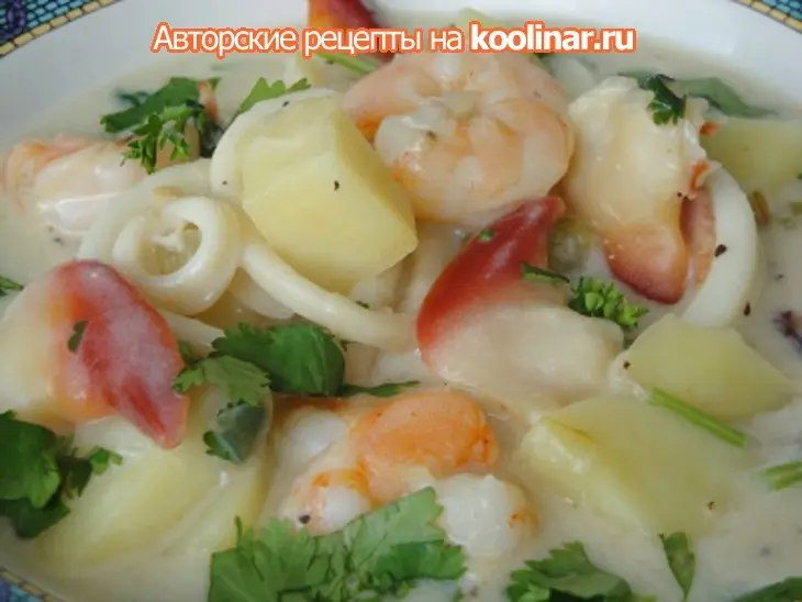Морской крем суп: шаг 8