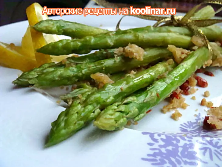 Спаржа с сушеными томатами в панировке /  asparagi con pomodori in panificazione: шаг 5