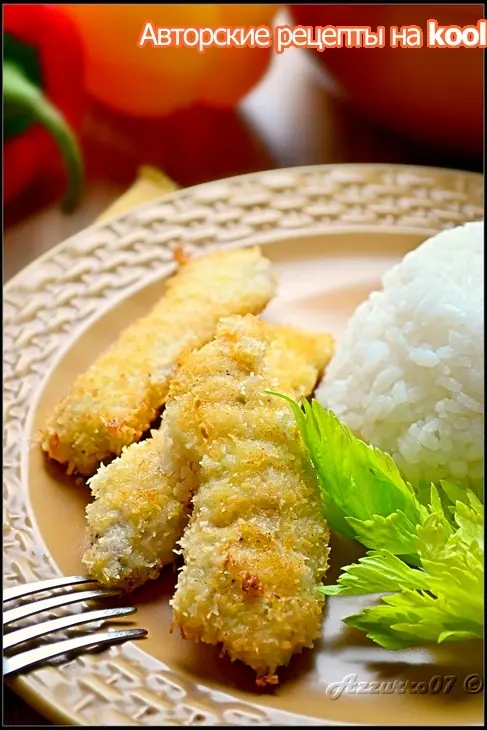 Куриные палочки в кокосовой стружке: шаг 1