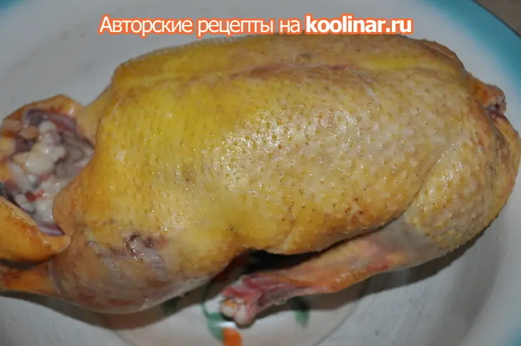 Утка с яблоками, запечённая в "рукаве" или обед выходного дня.: шаг 1