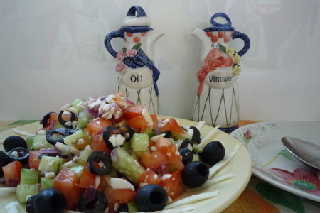 Шопский салат из болгарии: шаг 9