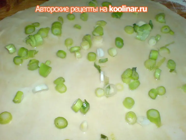 Китайские лепёшки/лао-бин/shanghaj  scallion pancakes: шаг 2