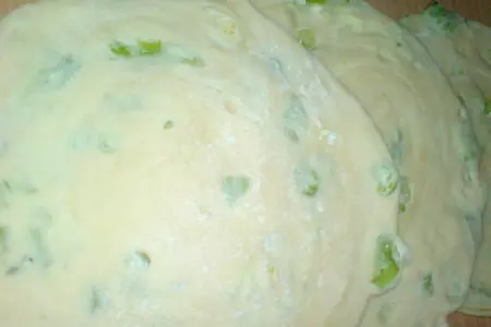 Китайские лепёшки/лао-бин/shanghaj  scallion pancakes: шаг 5
