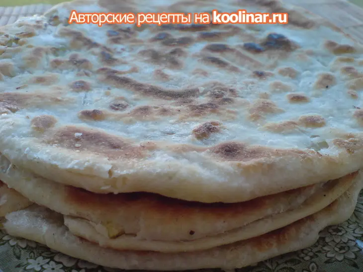 Китайские лепёшки/лао-бин/shanghaj  scallion pancakes: шаг 8