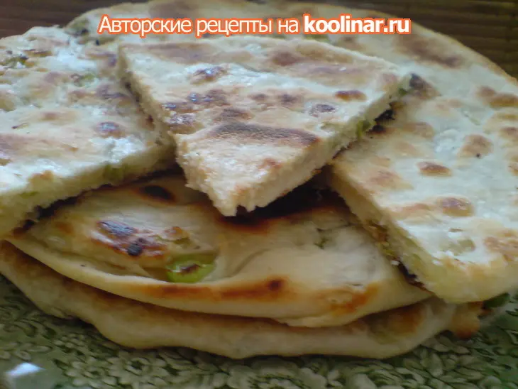 Китайские лепёшки/лао-бин/shanghaj  scallion pancakes: шаг 9