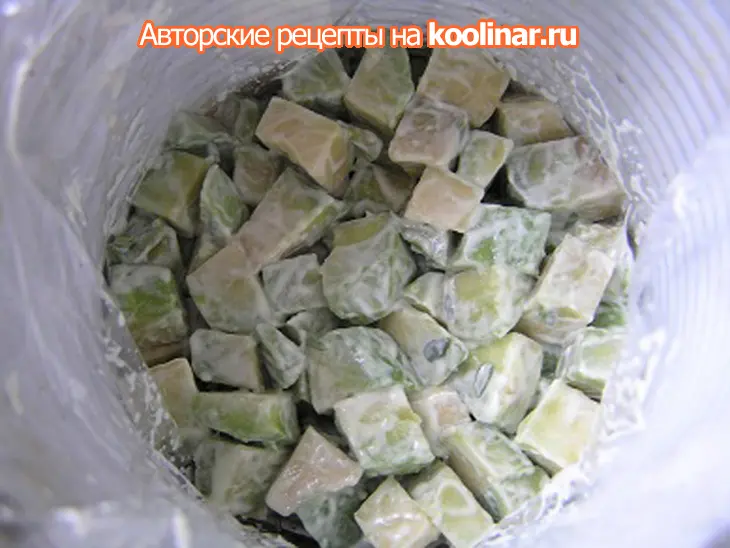 Салат мартовский фьюжн: шаг 5