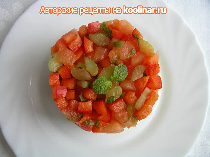 Салат мартовский фьюжн: шаг 8