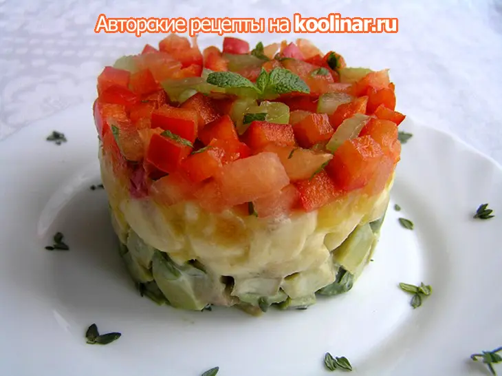 Салат мартовский фьюжн: шаг 9