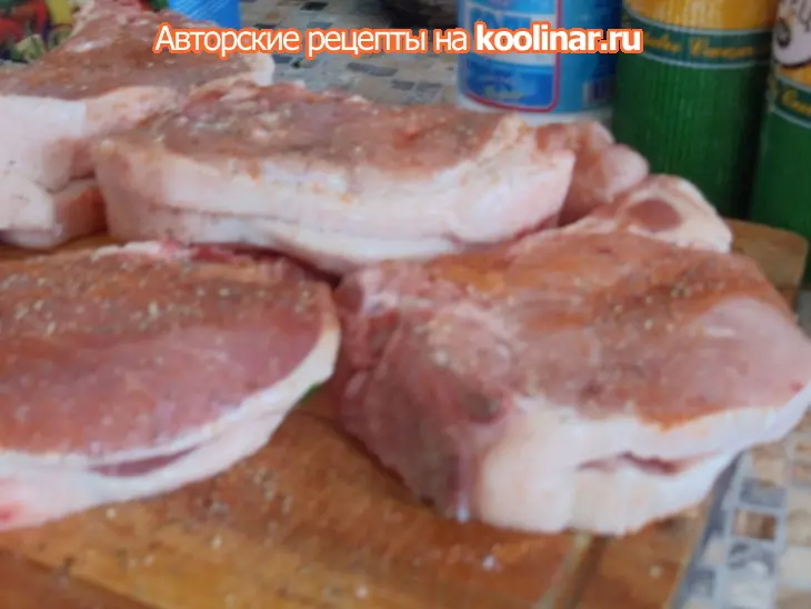 Корейка с фетой и шпинатом: шаг 2