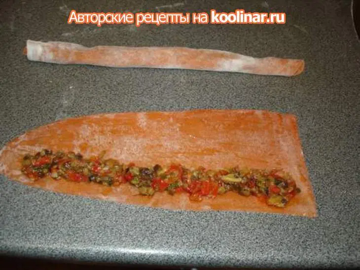Домашние, цветные каннелони  запеченные в соусе из сельдерея: шаг 13
