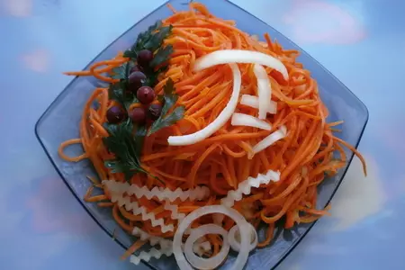 Салат из моркови по-корейски: шаг 5