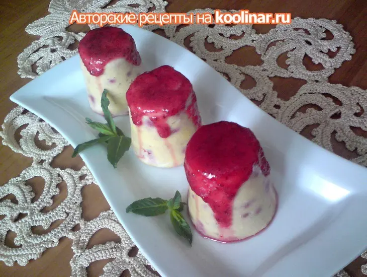 Творожная запеканка (пудинг), приготовленная в пароварке: шаг 7