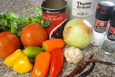 Гарнир к мясу по мексикански: шаг 1
