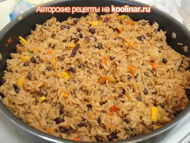 Гарнир к мясу по мексикански: шаг 7