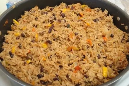 Гарнир к мясу по мексикански: шаг 7