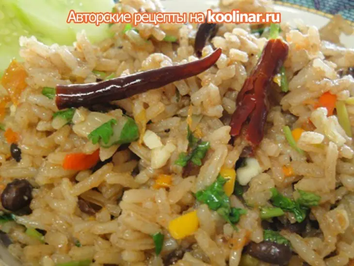 Гарнир к мясу по мексикански: шаг 8