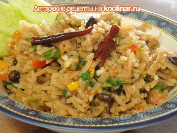 Гарнир к мясу по мексикански: шаг 9