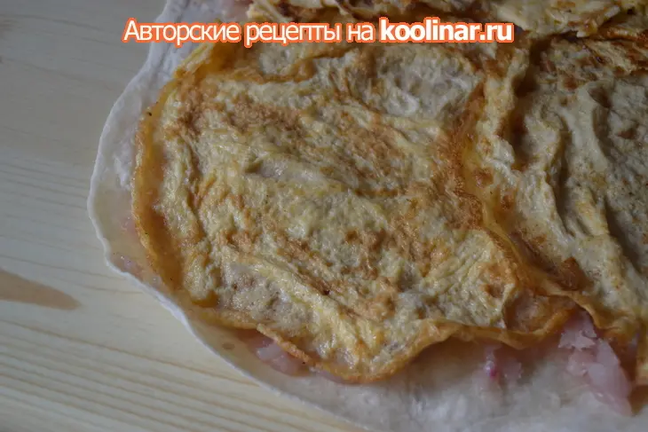 А-ля штрудель с курицей и грибами: шаг 5