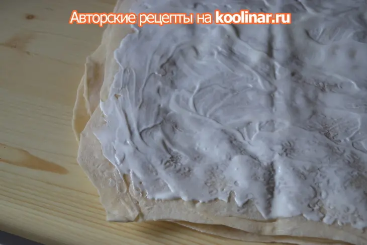 А-ля штрудель с курицей и грибами: шаг 6
