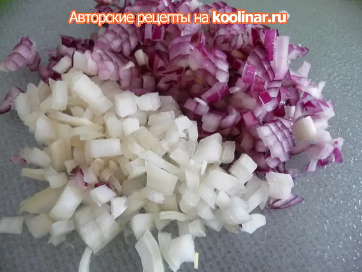 Acili ezme salata или острый салат: шаг 1
