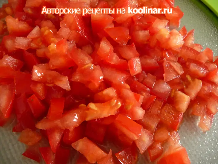Acili ezme salata или острый салат: шаг 2