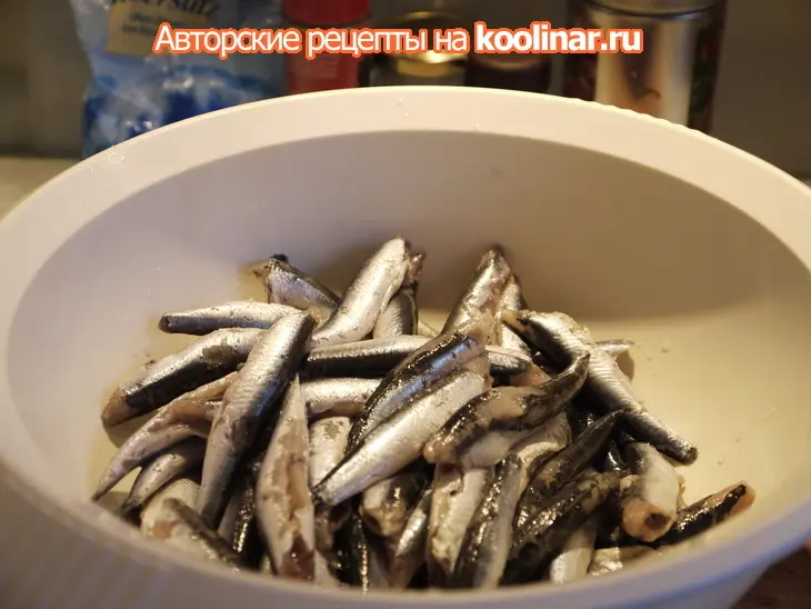 Пряная хамса (анчоусы по-домашнему): шаг 1