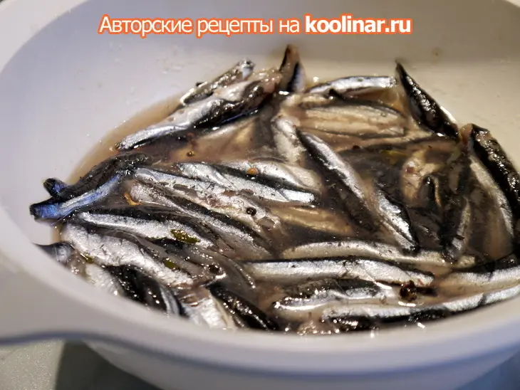 Пряная хамса (анчоусы по-домашнему): шаг 4