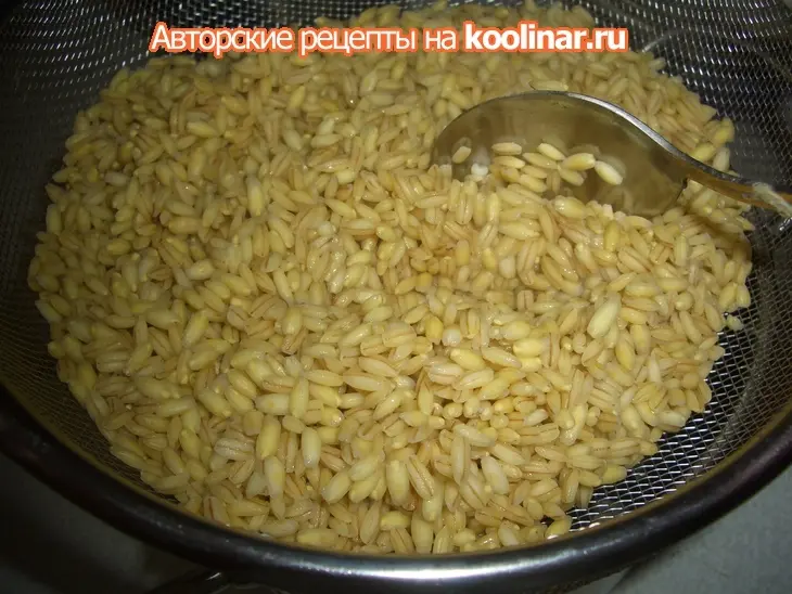 Перловая каша со свининой в горчице: шаг 2