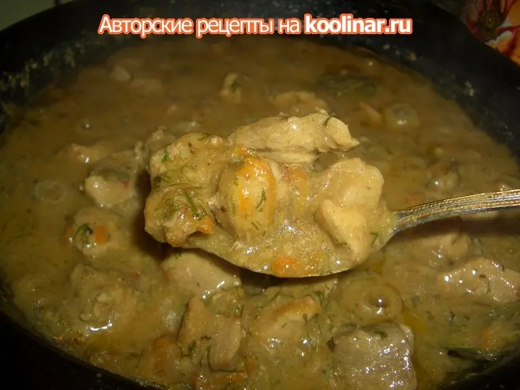 Перловая каша со свининой в горчице: шаг 14