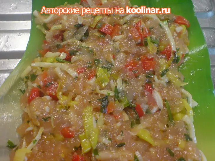 "голубцы"  из порея: шаг 6
