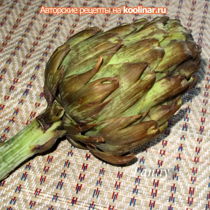 Морские гребешки с артишоками и маскарпоне: шаг 1