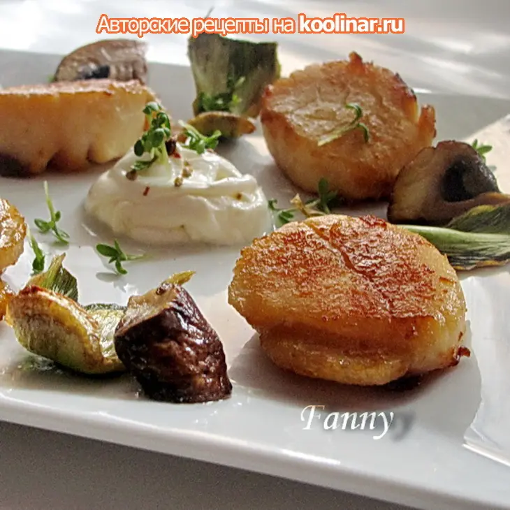 Морские гребешки с артишоками и маскарпоне: шаг 2
