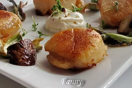 Морские гребешки с артишоками и маскарпоне: шаг 3