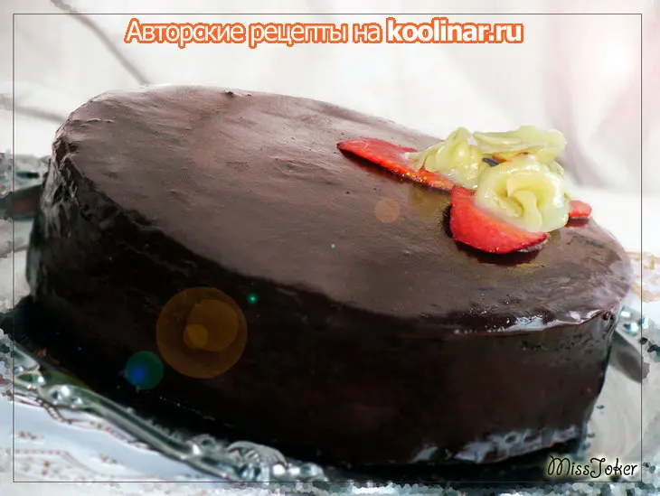 Брауни "элегантность шоколада": шаг 15