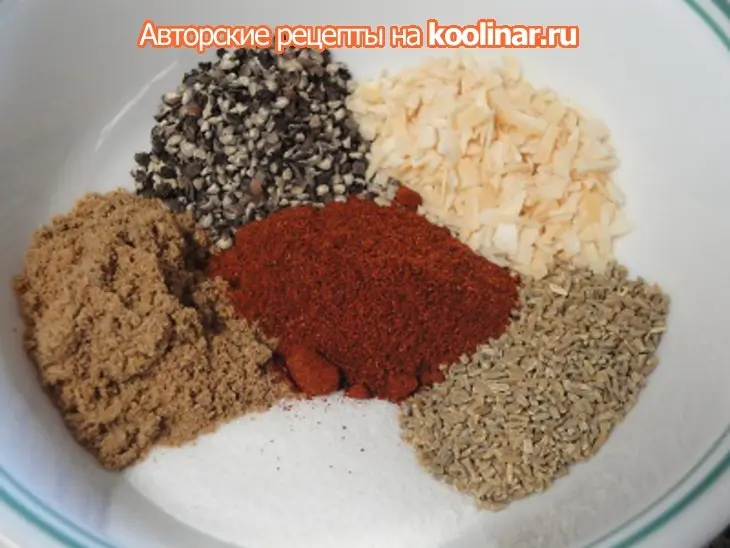 Мясо с картофелем и чесноком в духовке: шаг 2