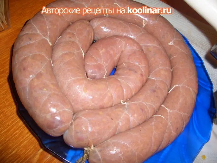 Колбаса курино-печеночная в пароварке: шаг 8