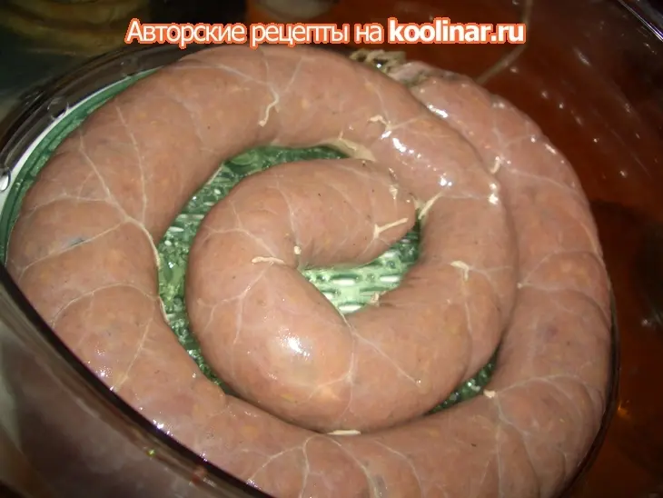 Колбаса курино-печеночная в пароварке: шаг 9