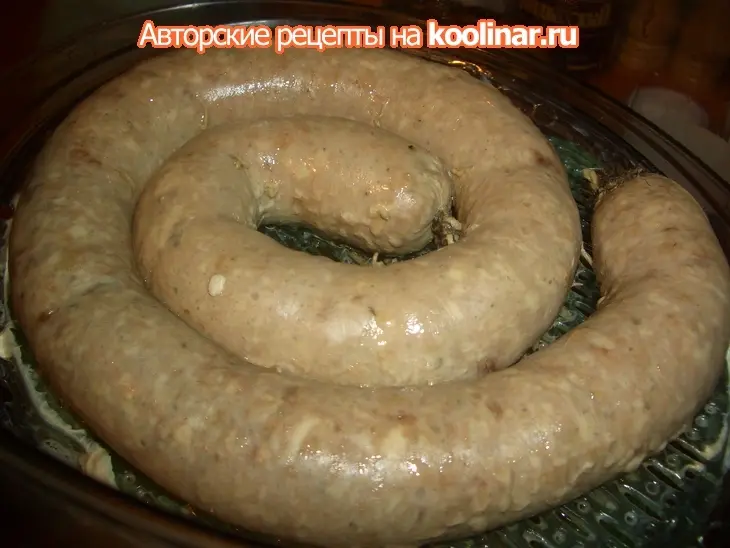 Колбаса курино-печеночная в пароварке: шаг 11