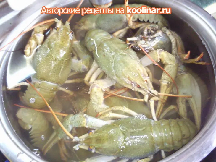 Раки вареные.: шаг 1