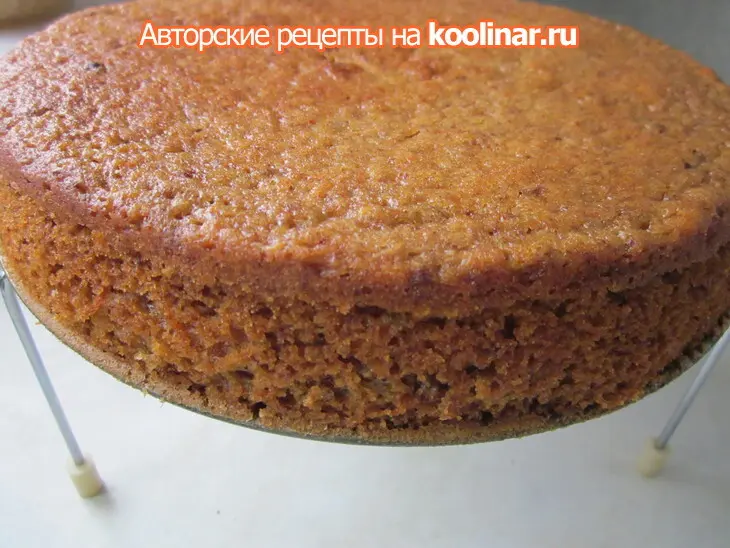 Морковный торт (постный): шаг 10