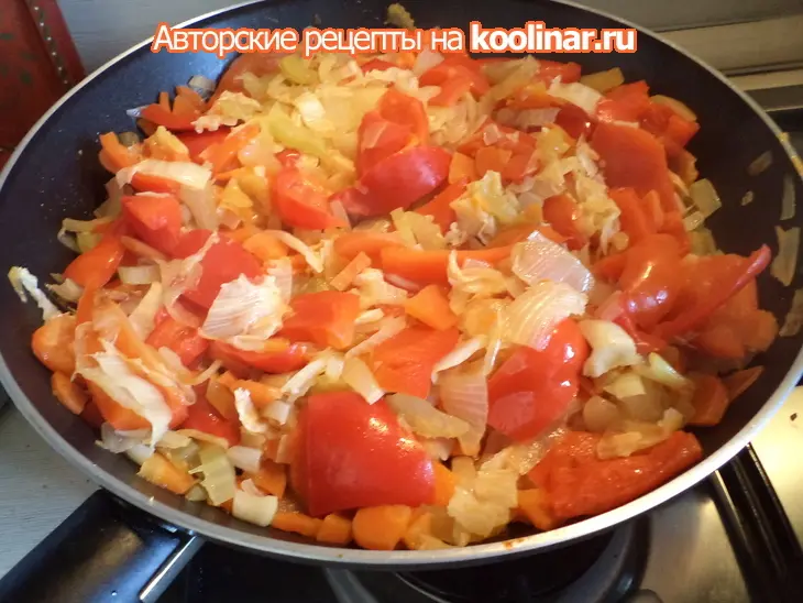 Яркие сочные овощи с ржаной пастой // так же идеально в пост: шаг 3