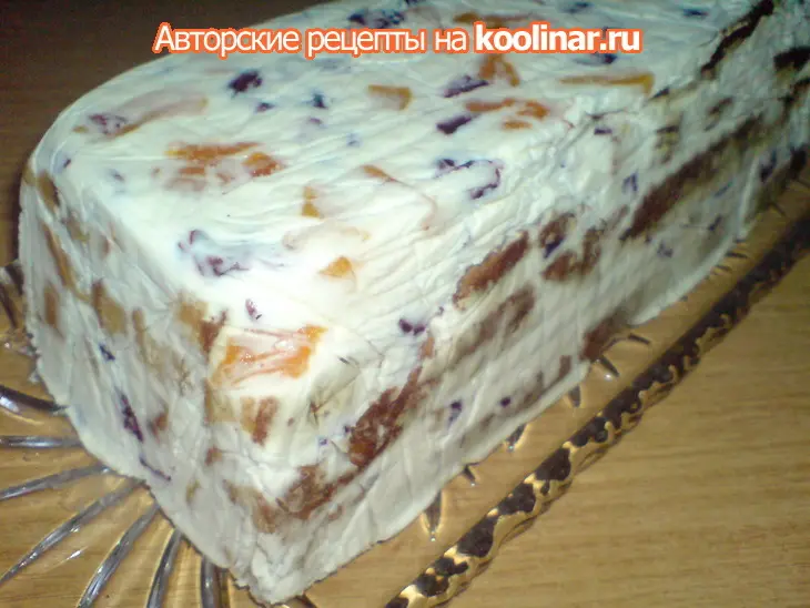 Торт "творожно-медовое полено": шаг 8
