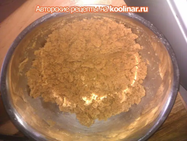 Шоколадно-ванильный чизкейк    с вишнями.: шаг 4