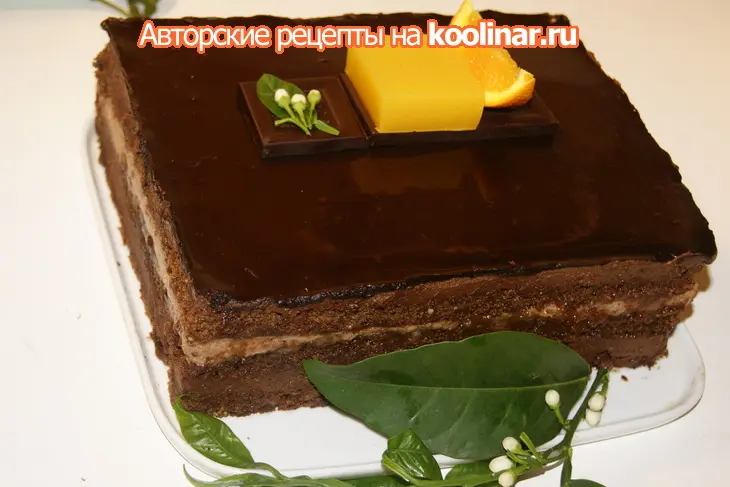 Торт "захер orange": шаг 12