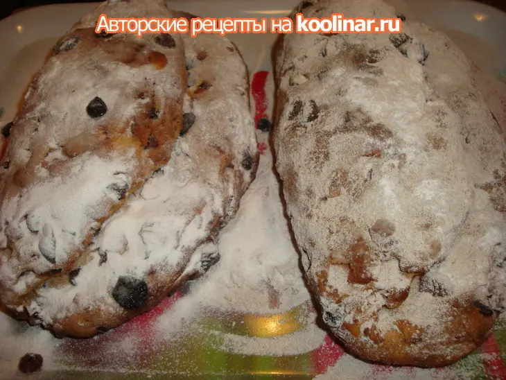 Традиционный немецкий рождественский пирог христштоллен к православной пасхе: шаг 12