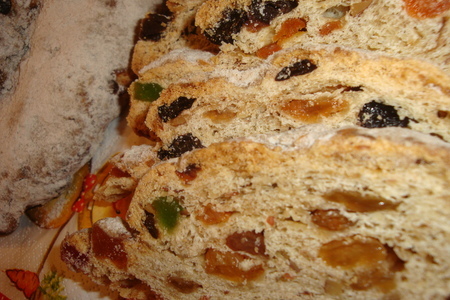 Традиционный немецкий рождественский пирог христштоллен к православной пасхе: шаг 14