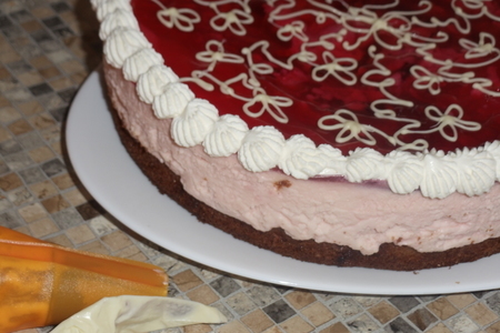 Вишнёвый торт с шоколадным кремом: шаг 7