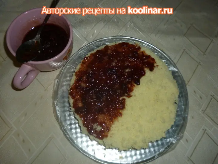 Торт бисквитный со сливочно- брусничным кремом: шаг 9