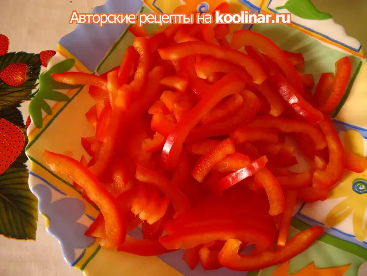 Тёплый салат с диким рисом и куриным филе: шаг 3