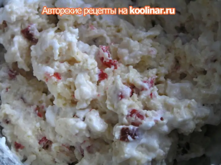 Кексы творожные с вишней: шаг 9